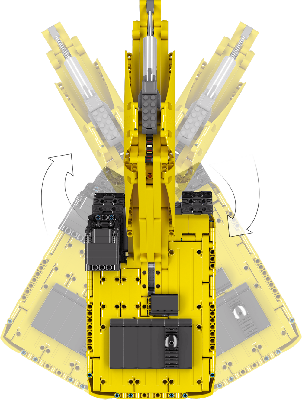 Mechanical Digger Yellow