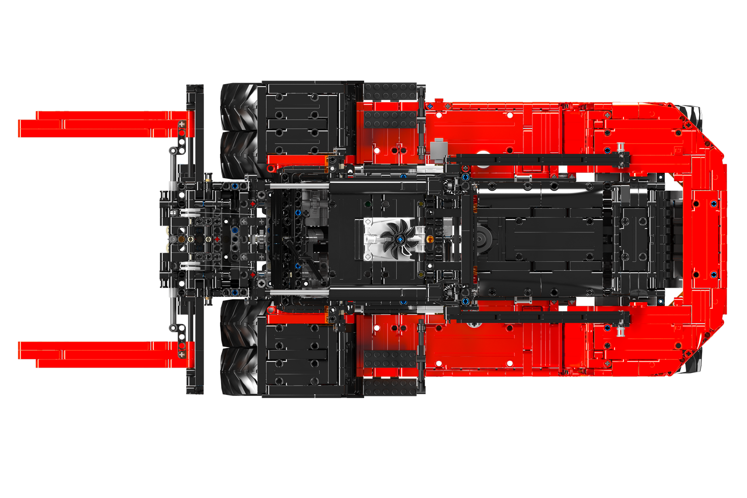 Heavy-duty Forklift Red