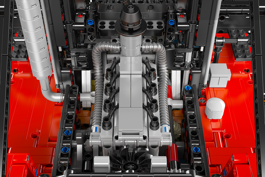 Heavy-duty Forklift Red
