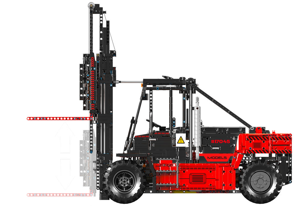 Heavy-duty Forklift Red