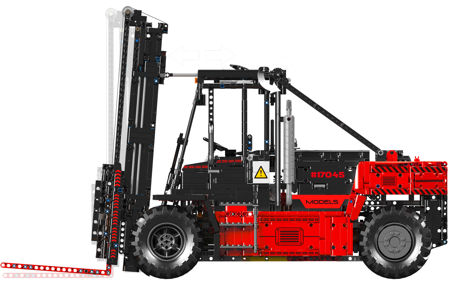Heavy-duty Forklift Red