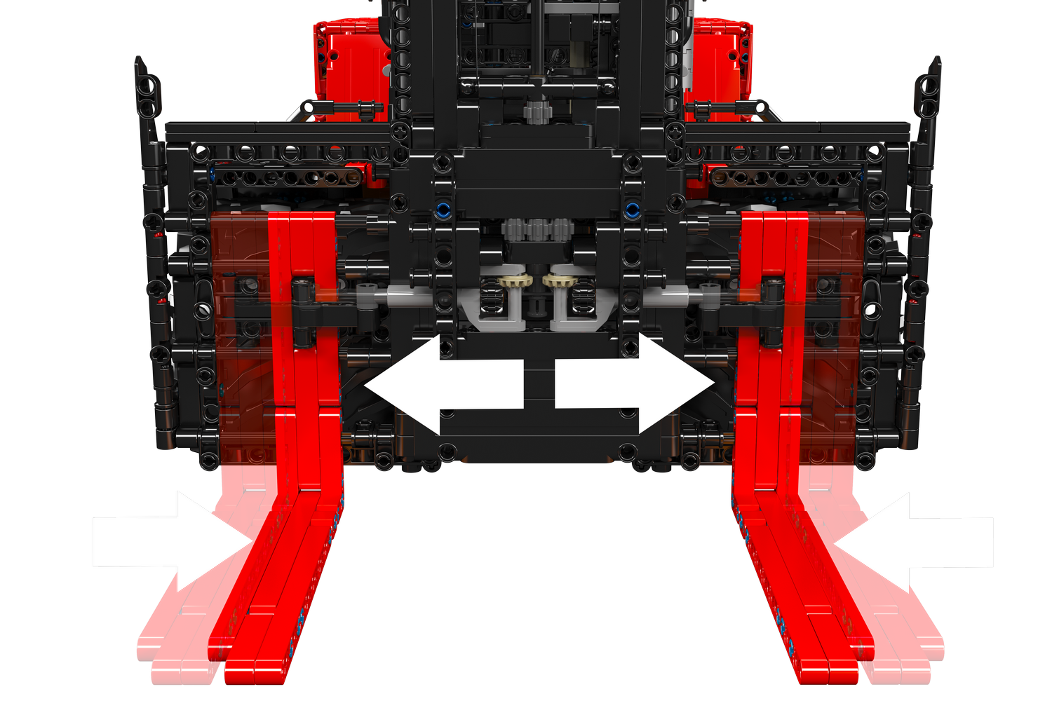 Heavy-duty Forklift Red
