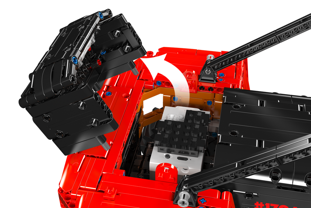 Heavy-duty Forklift Red