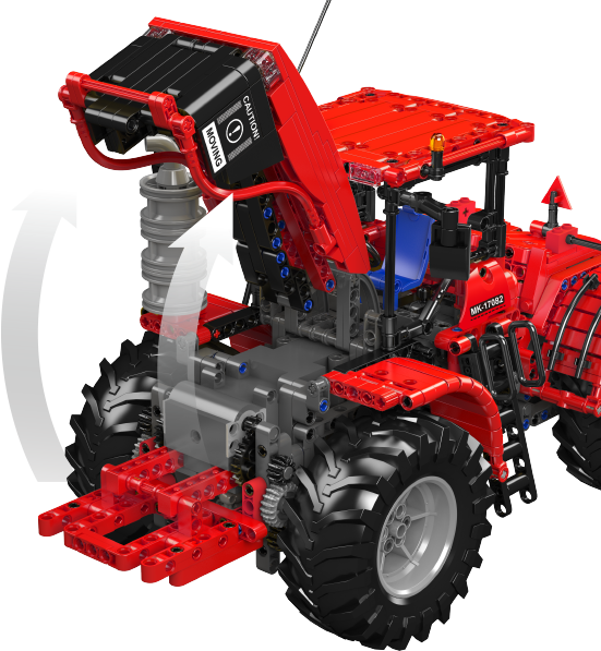 Challenger Tractor Red