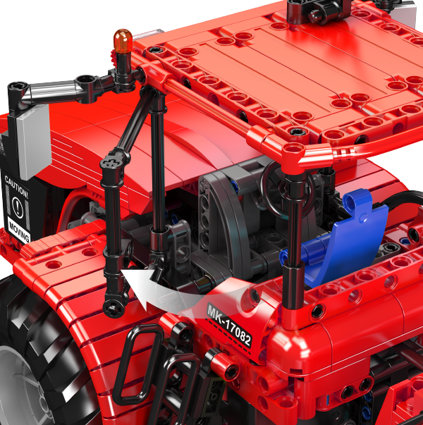 Challenger Tractor Red