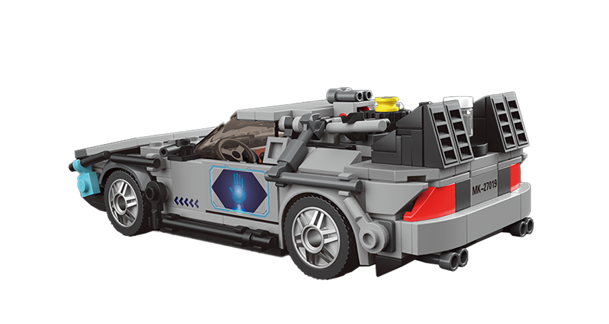 Delorean-12 Car + Showcase