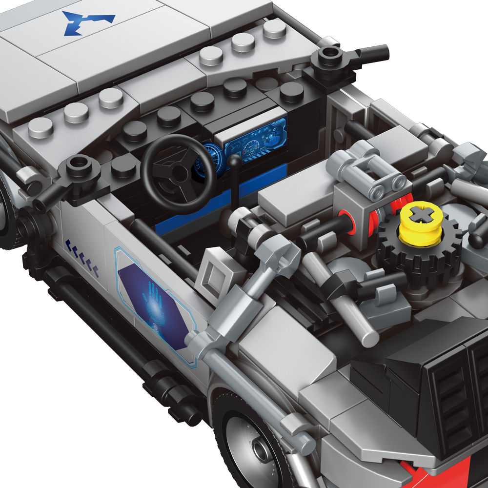 Delorean-12 Car + Showcase