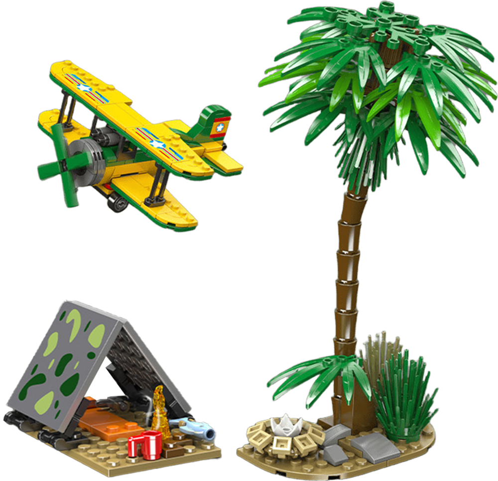 Brachiosaurus & Biplane Camp