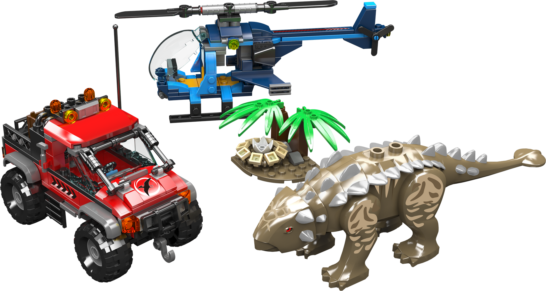 Ankylosaurus & Helicopter Camp